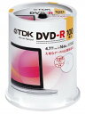 TDK データ用DVD-R 4.7GB 1-16倍速対応 ホワイトワイドプリンタブル 100枚スピンドル DR47PWC100PUE