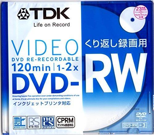 DRW120DPWA1A-D TDK DVD-RW 繰り返し録画用 