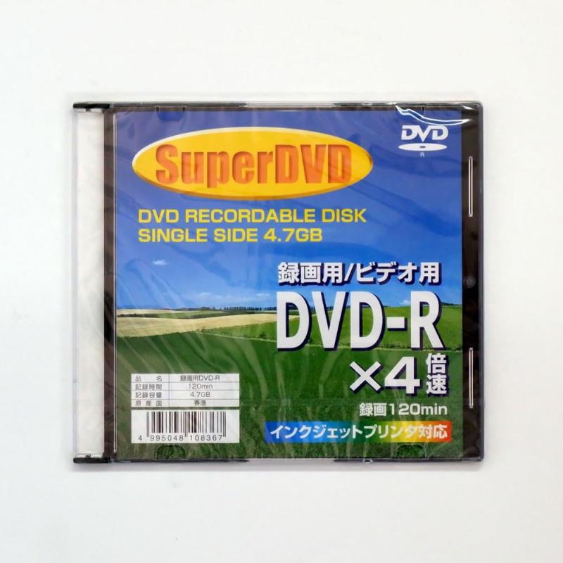 SuperDVD ϿDVD-R 120ʬ 4®б 10ѥå DVD-R4X1P-10
