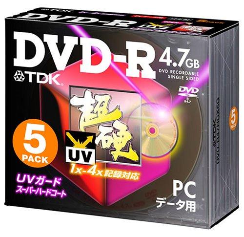 TDK 超硬UVガードDVD-R47HCX5G PC用1-4x 4.7G