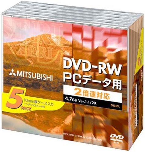 三菱化学メディア DHW47U5 DVD-RW PC用2