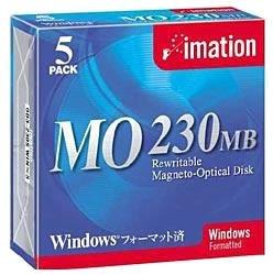 OD3-230SWINX5 3.5型MO 230MB Win/DOSフォーマット5枚入