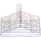 サワフジ 衣類ハンガー 洗濯・収納どちらも使えるすべりにくいハンガー SB-40-10P 10本組