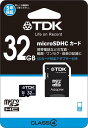 TDK microSDHCカード 32GB Class4 5年 SDカードアダプター付 Newニンテンドー3DS動作確認済み T-MCSDHC32GB4