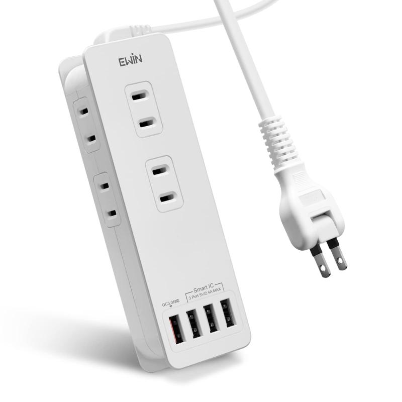 4AC󥻥ȡ4USB󥻥ȡEwin® Ÿå Quick Charge3.0ݡ 8ŤUSB...