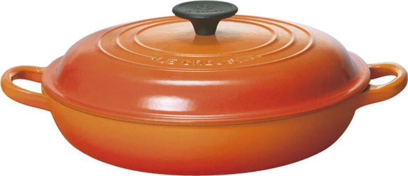 ビュッフェ・キャセロール ル・クルーゼ(Le Creuset) 鋳物 ホーロー 鍋 ビュッフェ・キャセロール 26 cm