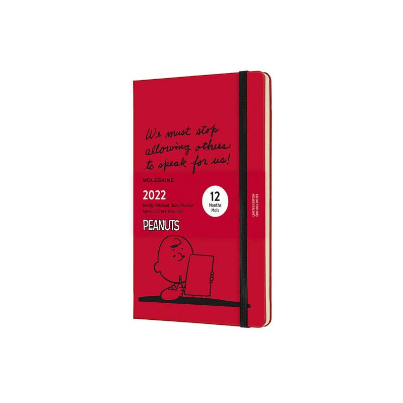 Moleskine Ltd. Ed. Peanuts 2022 12-Month Weekly Large Hardcover Notebook