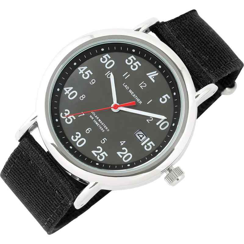 ラドウェザー 腕時計 メンズ 電池不要のソーラー搭載 ミリタリーウォッチ メンズ レディース 時計