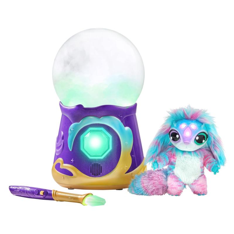 Magic Mixies マジックミクシーズ Crystal Ball with インタラクティブ 8 インチ ブルー Plush Toy