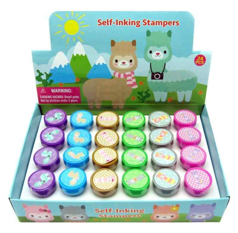 24 Pcs Llamas Stampers for Kids
