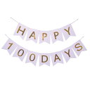 grattis 誕生日 パーティー 飾り バルーン ハッピーバースデー 100days 100日 セット 風船