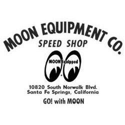 [ACY MOONEYES Xs[hVbvfJ[ XebJ[ ] MOON SPEED SHOP DECAL ubN MQD-021