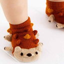 1512290 POP UP SOX 動物ソックス はりねずみ XS(9-12cm) ポップアップソックス 日本製