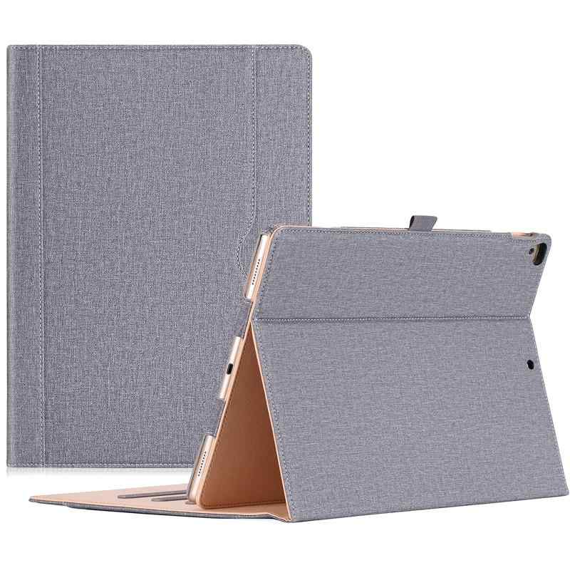 ProCase iPad Pro ケース レザーカバー スタンド機能 ビンテージデザイン 書類やカード用ポケット付き 適用機種：iPad Pro 12.9&quot; (2015 / 2017)