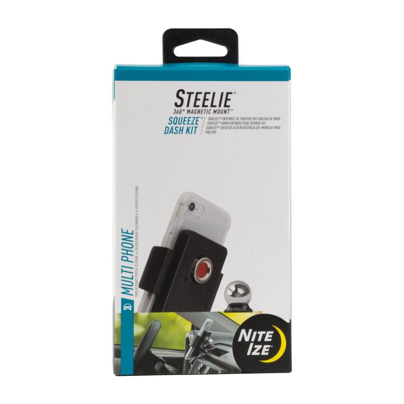 Nite Ize Steelie マウントキット - スマートフォン用マグネット式カーダッシュマウント