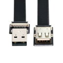 Cablecc USB 2.0 Type-A オスからメスへの