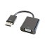 GOPPA å DisplayPort VGAѴץ 15cm ֥å GP-DPV15H/K