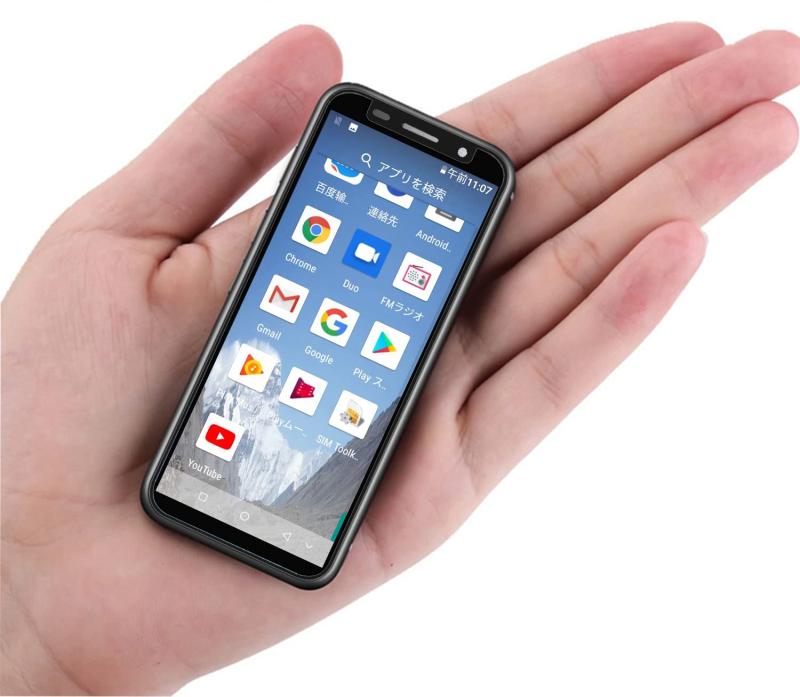 ミニフォン4GLte最小のAndroid携帯電話Googleplay 3.4 039 039 スクリーンクアッドコアAndroid8.1 顔認識 学生MINI小型スマートフォン