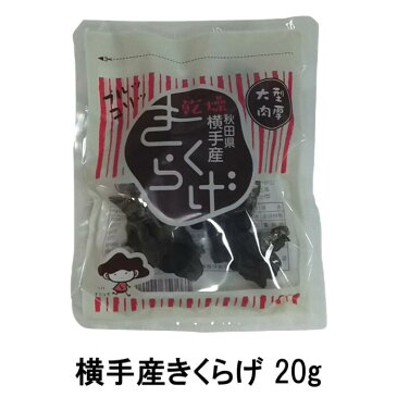 きくらげ 20g（国産/秋田県横手産/無農薬/菌床栽培）