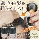 白髪隠し 薄毛隠し ポンポン 頭皮ファンデーション コンセルジュ ブラック / ダークブラウン 13g グローバルジャパン 白髪ぼかし