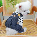 犬 服 可愛い 夏 クマ ボーダー つなぎ カバーオール 犬 猫 小型犬 犬用 ペットウェア 犬の服 かわいい おしゃれ ドッグウェア キャットウェア 可愛い ...