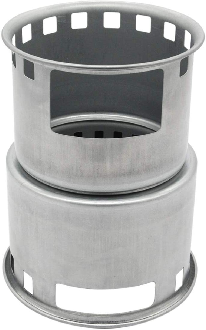 [Free Shipping] YOLER Bonfire Carbon Steel Wood Stove Camp Mini Stove Wood Stove Compact Multifunctional Mesh Bag YR-ST001