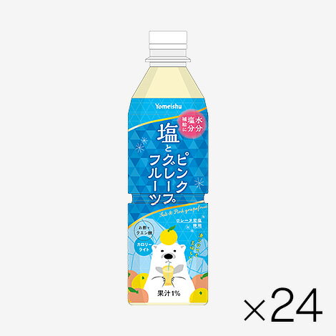 塩とピンクグレープフルーツ（490ml×24本）