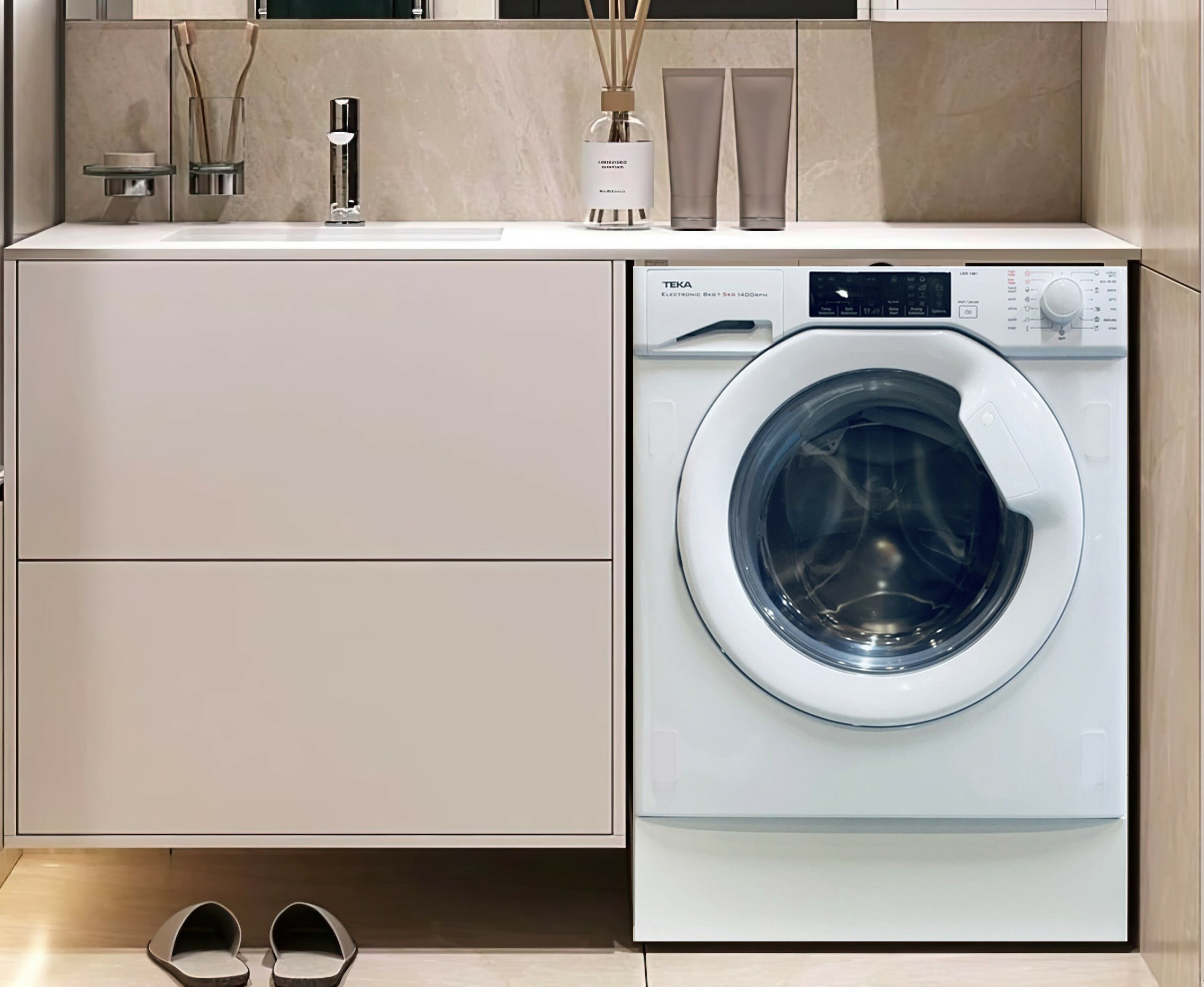 TEKA テカ 洗濯機 NEW 【 LI5 1481】ビルトイン専用 乾燥機能なし 海外家電 ビルトイン家電 高温洗浄 新生活 ドラム式洗濯機 ドラム式 ビルトイン洗濯機 200V機器