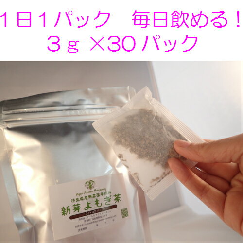 よもぎ茶 無農薬 国産 新芽 3g × 30パック ティーパック 【送料無料】/ 新芽よもぎ茶 ティーバッグ ティー ティーパック ティーバック お茶 ヨモギ茶 蓬 蓬茶 パック 乾燥 粉末 オーガニック 野草 ハーブの女王 クロロフィル ストレス ノンカフェイン 無添加 [SS]