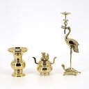 利休型 三具足 磨き 2.5寸(花立高さ82mm)〜3.5寸(花立高さ110mm)