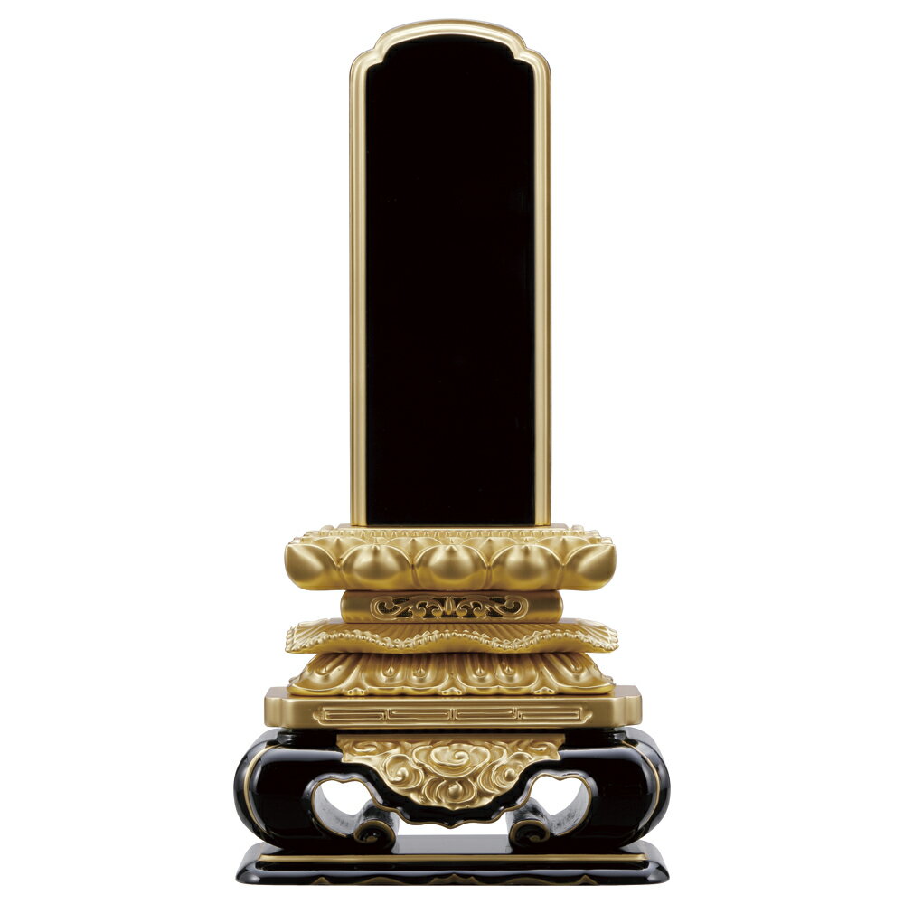 【国産位牌】会津塗り 上塗 上等猫丸位牌 3.5寸（高さ18.7cm）～6寸（高さ30.1cm）