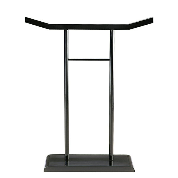 【仏具】木製 井桁型 念珠掛け 黒塗り