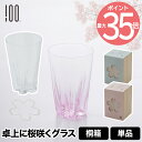 タンブラー おしゃれ さくらさく グラス 日本製 ガラス コップ 桜模様 切子 桐箱入り 酒器 ビールグラス 焼酎グラス 日本酒 おしゃれ 結露が桜に 桜色 ギフト プレゼント 記念日 結婚祝い 内祝い 誕生日 退職祝い 晩酌 高級食器 江戸硝子 和モダン かわいい 引出物