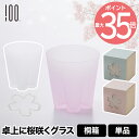 ロックグラス 切子 さくらさく 雪桜 日本製 グラス コップ ガラス 酒器 おしゃれ 焼酎グラス タンブラー 日本酒 ウイスキー 江戸硝子 桜の結露 桜デザイン...