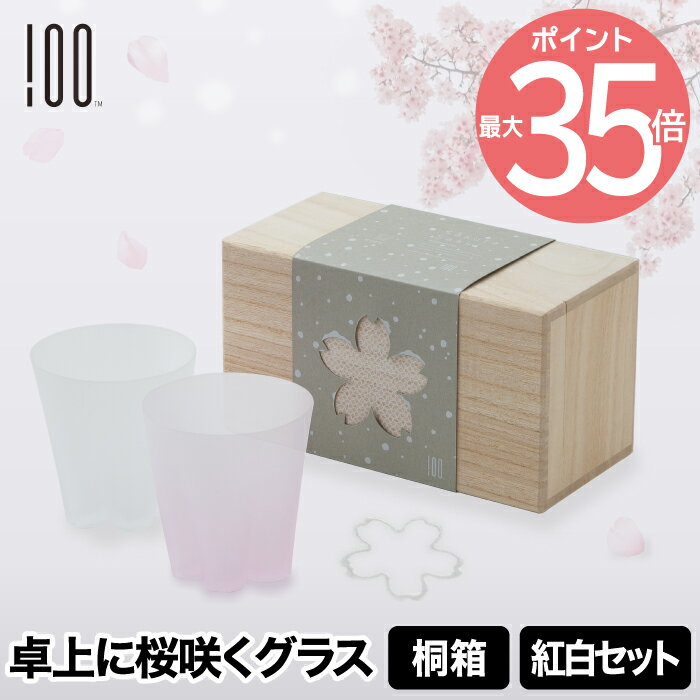 SAKURASAKU glass ペア 【送料無料】さくらさく 雪桜 ロックグラス 紅白 セット グラス コップ 日本製 ペア ガラス 江戸硝子 食器 サクラサクグラス 酒器 お酒 タンブラー 引き出物 サクラ 桜色 粉雪 キッチン用品 キッチン 雑貨 桐箱 かわいい お祝い プレゼント おしゃれ ロック ギフト