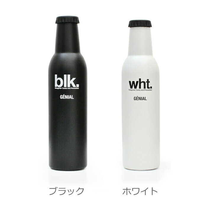 【2個以上 送料無料】ハングオーバー バキュームボトル 430ml 水筒 直飲み マグボトル 魔法瓶 保冷 保温 スリム ボトル 瓶型 ビン型 ステンレス コンパクト コーヒー タンブラー 軽量 コンパクト アウトドア 登山 ピクニック おしゃれ 白 黒 プレゼント ギフト