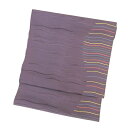 紫系博多織八寸帯（袋なごや帯）「草木の手染め あすか」（正絹）