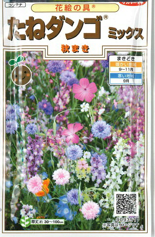 【花絵の具】たねダンゴミックス（秋まき）【サカタのタネ】（10g）【耐寒性一年草等】[秋まき]909351