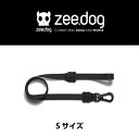 【zee.dog】ジードッグ GOTHAM LEASH Sサイズ リード 黒 オシャレ