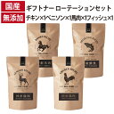 ギフトナー ローテーション 4種セット ベニソン レシピ チキン レシピ フィッシュ レシピ 馬肉 レシピ 国産 ドッグフード 無添加 鶏 名古屋コーチン 鹿肉 魚 しらす 馬刺し 全年齢 GIFTNER 犬