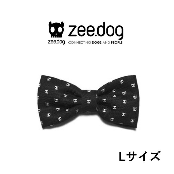 おしゃれ カッコイイ Zee Dog ジードッグ Skull Bowtie オシャレ 黒 スカル ボウタイ 超歓迎 Lサイズ 蝶ネクタイ