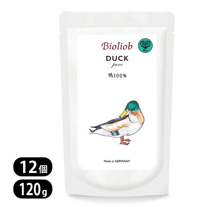Rakuten - ビオリオーブ ピュア ダック 120g 12個セット Bioliob 犬猫用 ウェットフード 愛犬・愛猫用栄養補助食 ドッグフード キャットフード 3851