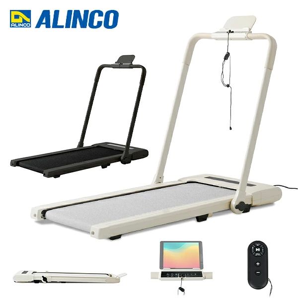 アルインコ ALINCO 組立不要 フラットウォーク 電動ウォーカー 最大時速10km プログラム12種類 折りたたみ式 超薄型 AFJ2025 本体サイズ 幅67×奥行127×高さ105cm　重量26kg 仕様 ●原産国：中国 商品説明 ●最大時速10km●12種類のプログラム搭載●組立不要●連続使用時間：90分●乗り降りしやすい低床設計●静音設計●移動に便利なキャスター付き●使用制限体重：100kg●リモコン搭載●圧迫感を感じさせない超薄型デザイン。本体の厚みもわずか13cmでソファやベッドなどの下にすっきり収納できます●メーター表示：時間、速度、距離、カロリー●しっかり歩けるベルトサイズ幅40×奥行100cm●折りたたみ時サイズ：幅67×奥行145.5×高さ11cm●傾斜角度：1.5度●メーカー保証：お買い上げ日より1年 商品補足説明 YAMAZEN ヤマゼン 山善 通販 アルインコ ALINCO アルインコフィットネス ダイエット ランニングマシン ルームランナー 電動ウォーカー ウォーキングマシーン 有酸素運動 歩く 歩行 リハビリ 父の日 母の日 敬老の日 誕生日 ギフト プレゼント 折りたたみ 折畳 コンパクト 軽量 静音 キャスター付 ウォーキングマシン 運動 フィットネス エクササイズ おしゃれ 運動不足解消 T1Z50/アイボリー T1Z51/ブラック 楽天市場健康食品等必須記載事項 広告文責 株式会社 山善03-6426-0160 メーカー(製造) 販売元:アルインコ 株式会社 区分 健康機器・中国製健康機器 ランキング