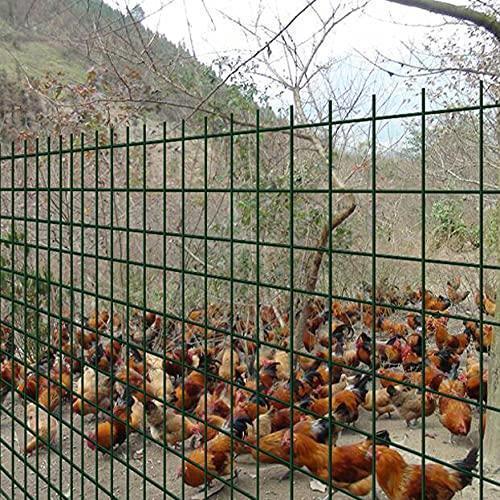 金網フェンス、1.2M（H）x 30M（L）ワイヤー亜鉛メッキ6CMメッシュサイズ2 MMワイヤー直径、植物フェン..