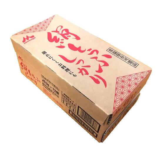 【送料無料】森永乳業　森永 絹とうふ　しっかり　化粧箱入り　250g×24個（2ケース）　赤　料理用　絹ごし　常温とうふ　常温保存　長期保存7.2カ月　ギフト　贈り物　買い置き　ローリングストック　更年期対策　大豆イソフラボン　充てん豆腐