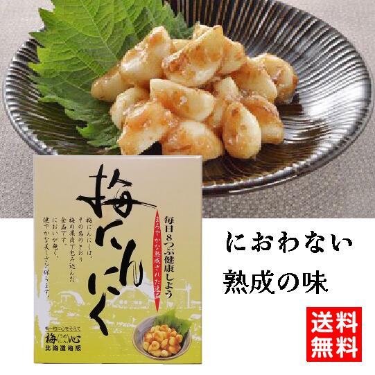 【送料無料】北海道梅辰　梅にんにく　320g　加工食品　熟成　まろやか　健康　にんにく　疲労回復　臭わない　スタミナ食　人気商品