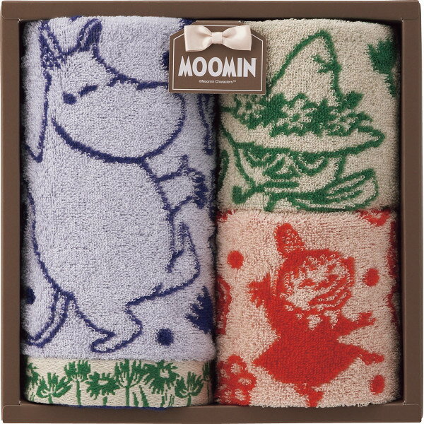 ★【送料無料】【内祝い ギフト】ムーミン フェイス ウォッシュタオルセット 47-5809200【タオル キャラクター タオル ギフト おしゃれ 詰め合わせ】【内祝い 引越し 挨拶 祝い 快気 出産 結婚 内祝い お返し】【出産内祝い ギフト】