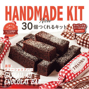 【送料込】30個つくれるキット 濃厚ガトーショコラバー【バレンタインデー 手作り キット チョコレート ギフト おしゃれ バレンタインデー 2023 チョコレート 詰め合わせ スイーツ かわいい バレンタインデー 大量】【バレンタインデーチョコ 義理チョコ】