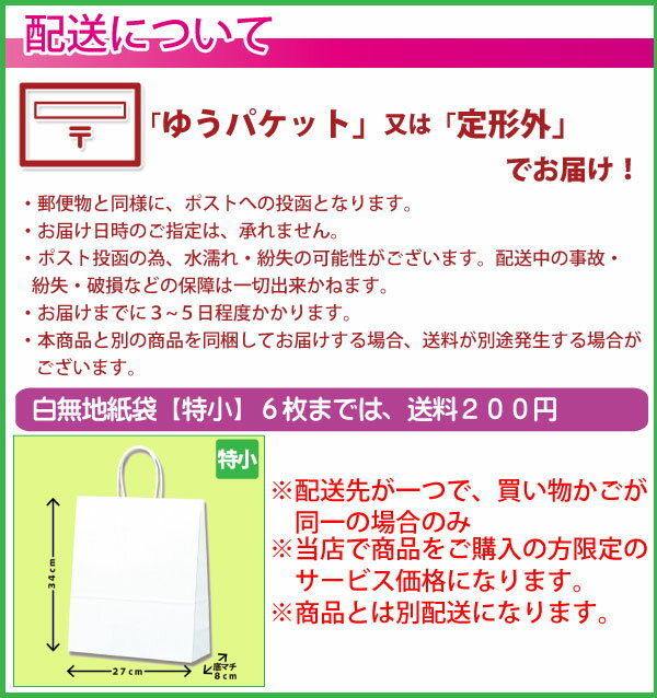 【6枚までゆうパケ送料200円】白無地紙袋(丸ひも)【特小】紙袋/手提げ袋/手渡し用袋【当ショップでの商品購入者限定のサービス価格】