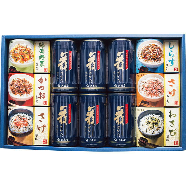 【のし無料】送料無料 大森屋 舞すがたバラエティ詰合せ NTF-50G【有明海産原料 味のり お茶漬け ふりかけ 詰合せ】【ギフト・お歳暮・お中元】